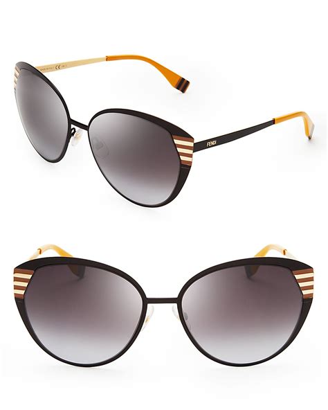 fendi cat eye sunglasses style|fendi cat eye sunglasses black.